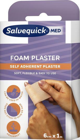 Salvequickmed Foam Plaster 1 st
