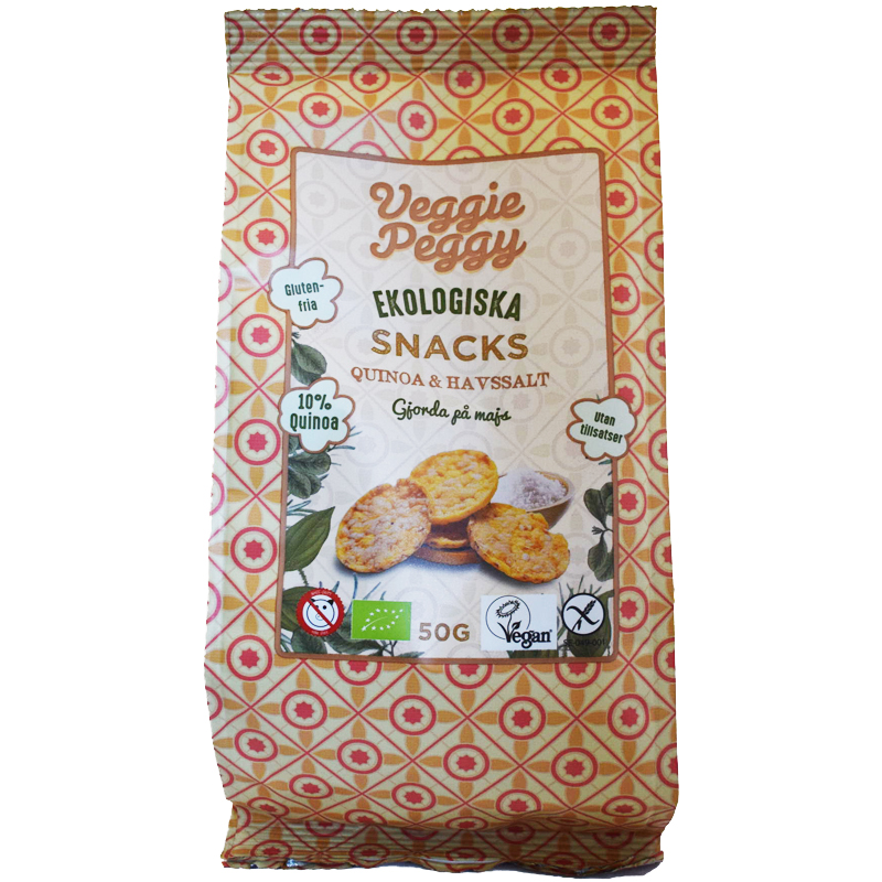 Eko Majssnacks Quinoa & Havssalt 50g - 40% rabatt