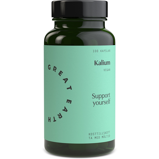 Great Earth Kalium 99 mg 100 st kapslar