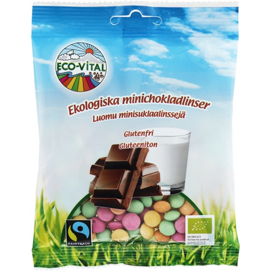 Eco-Vital Chokladlinser 80 g
