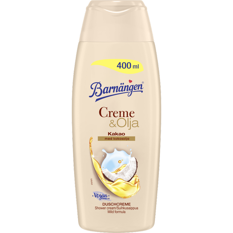 Barnängen Shower Creme Creme & Olja Kakao 400 ml