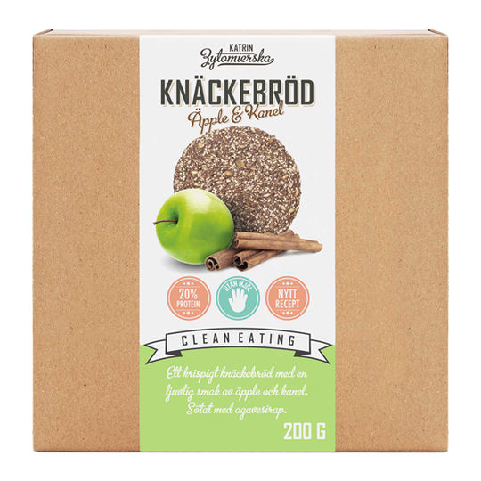 Clean Eating Knäckebröd Äpple & Kanel 200 g