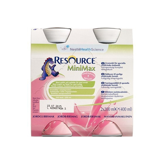 Resource MiniMax Jordgubb 2 x 200 ml