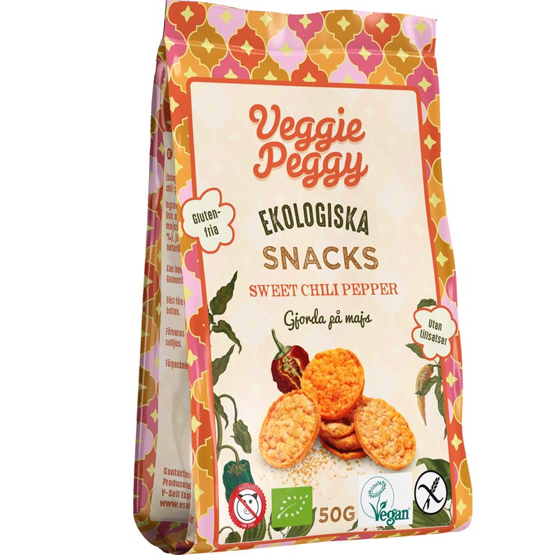 Eko Majssnacks Sweet Chili Pepper - 16% rabatt