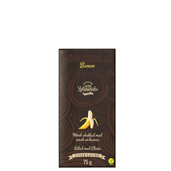 Mörkchoklad Banan, 75 g