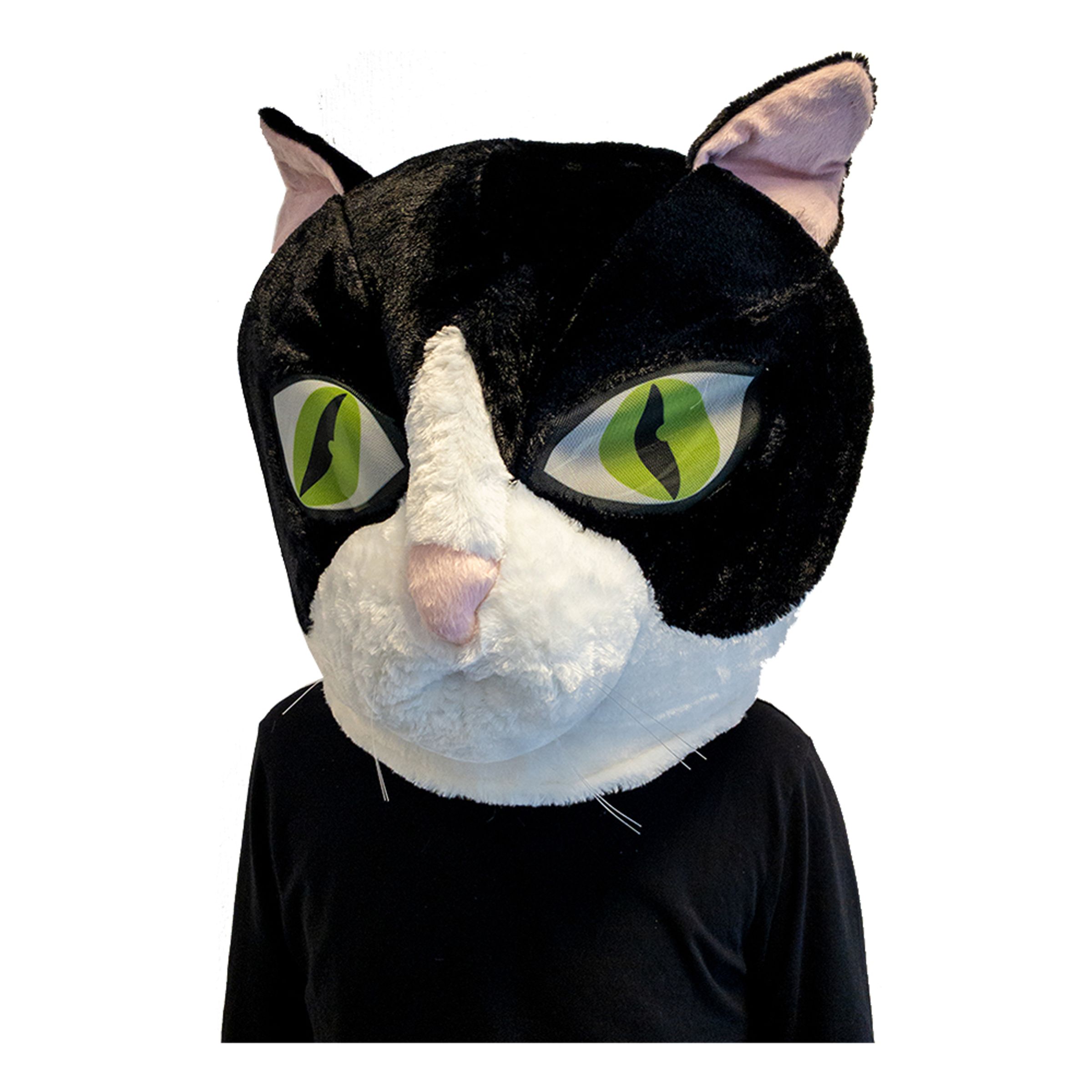 Stort Katthuvud Mask