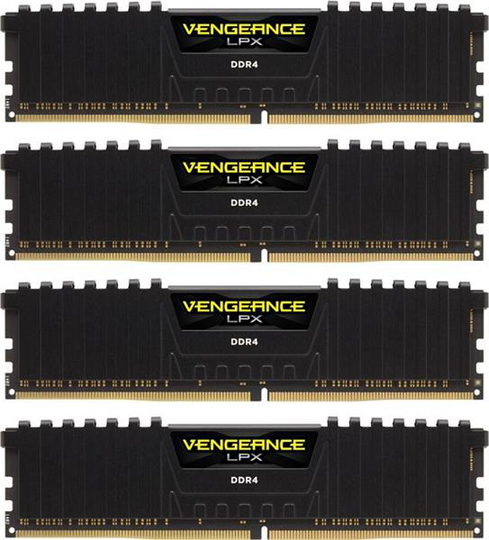 Corsair Vengeance LPX 64GB (4-KIT) DDR4 2666MHz CL16 Black