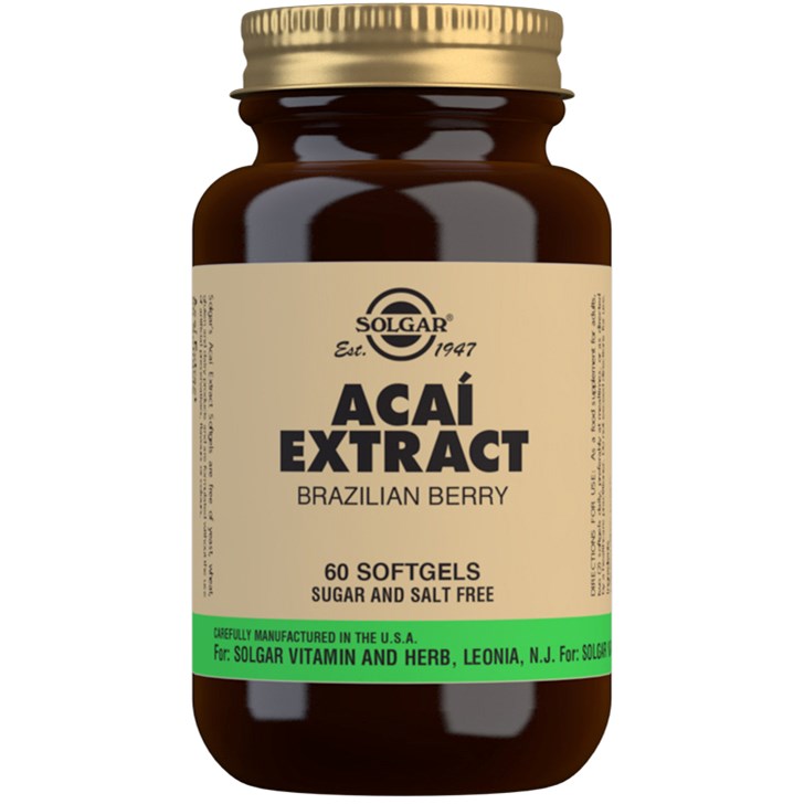 Solgar Acai Extract Softgels 60 st