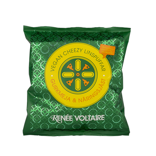 Renée Voltaire Vegan Cheezy Linspuffar Gurkmeja & Näring 60 g