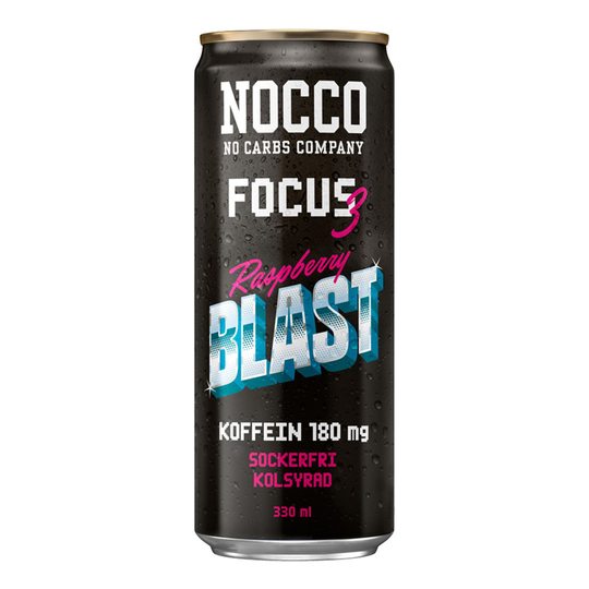Nocco Focus 3 Raspberry Blast - 1-pack