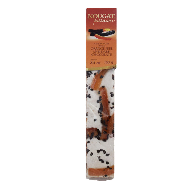 Soft Nougat "Orange Peel & Dark Chocolate" 100g - 60% rabatt