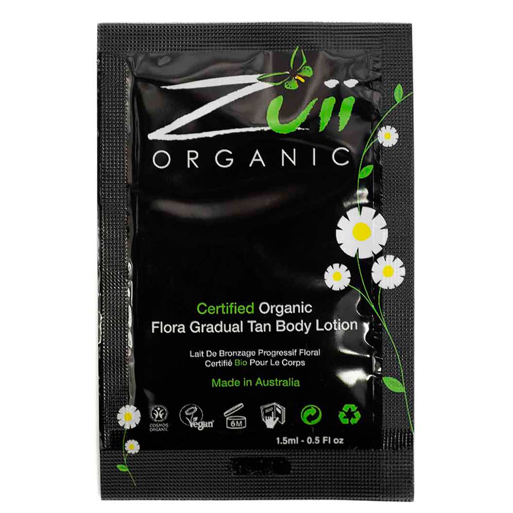 Zuii Organic Tan & Treat Gradual Tan Body Lotion Sachet