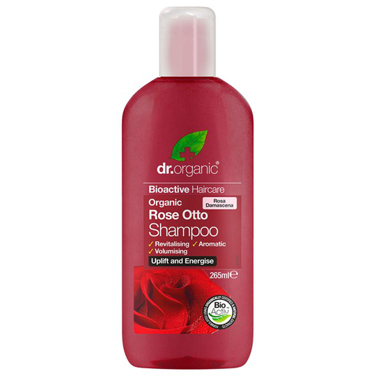 Dr. Organic Rose Otto Shampoo, 265 ml