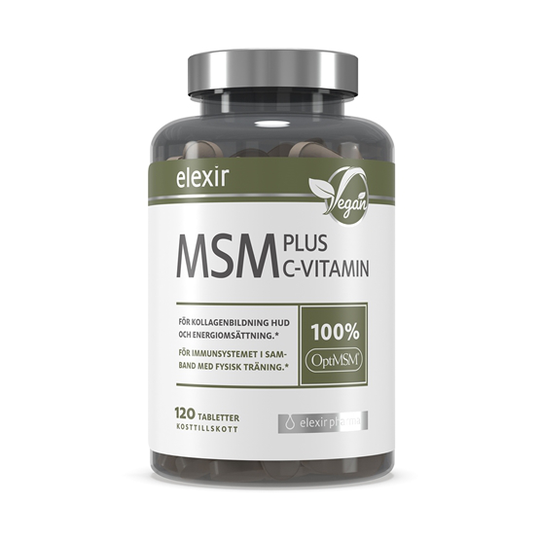 Elexir Pharma Elexir MSM + C Vitamin 120 tabletter