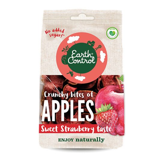 Earth Control Apple Bites Strawberry 55 g