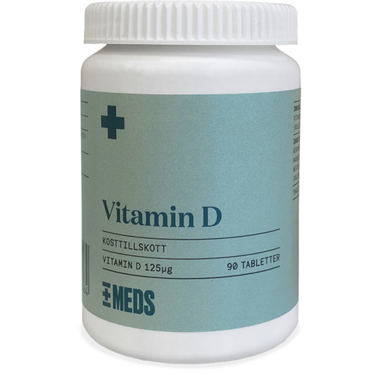 MEDS Vitamin D 5000IU 90 tabletter