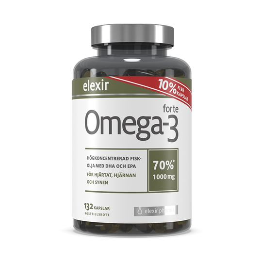 Elexir Pharma Elexir Omega-3 forte 132 kapslar