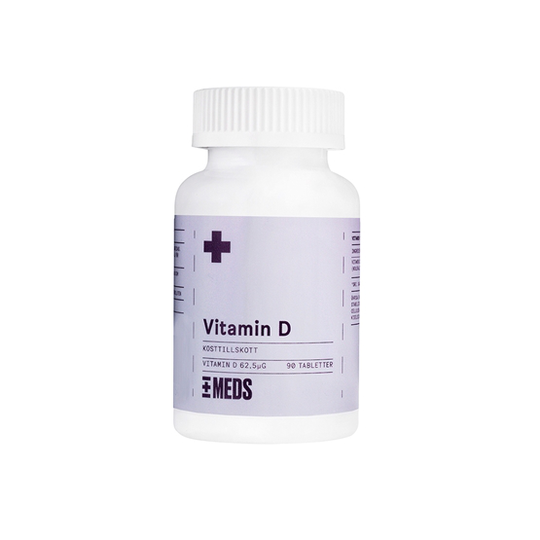 MEDS Vitamin D 2500 IU 90 tabletter