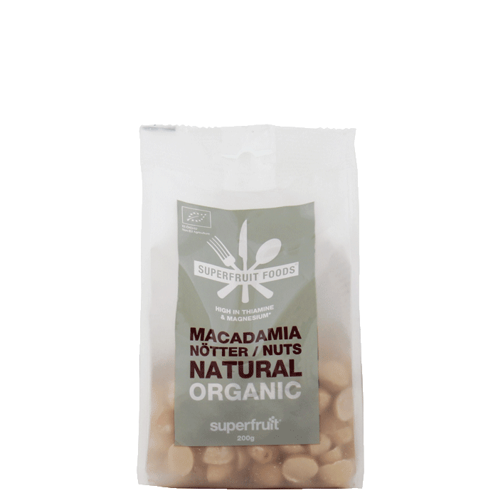 Macadamianötter Naturella, 200g, EU EKO