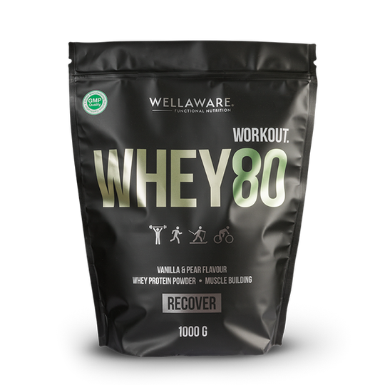 WellAware Whey 80 Vanilj/Päron 1000 g