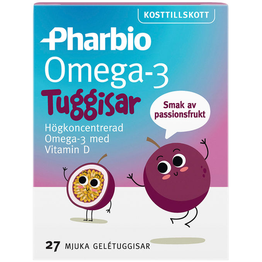 Pharbio Omega-3 Tuggisar