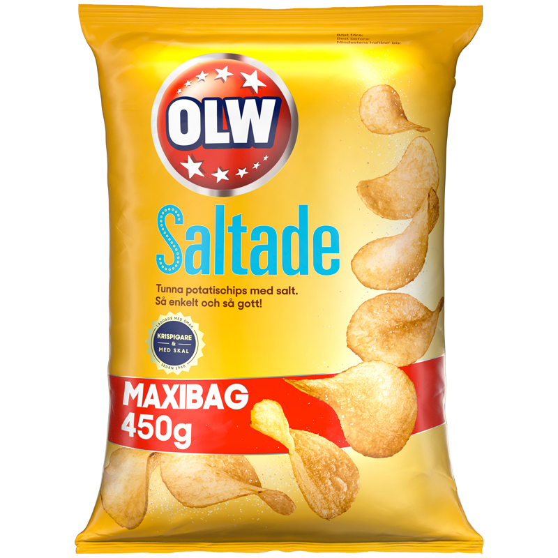 Chips Lättsaltade Maxibag - 37% rabatt