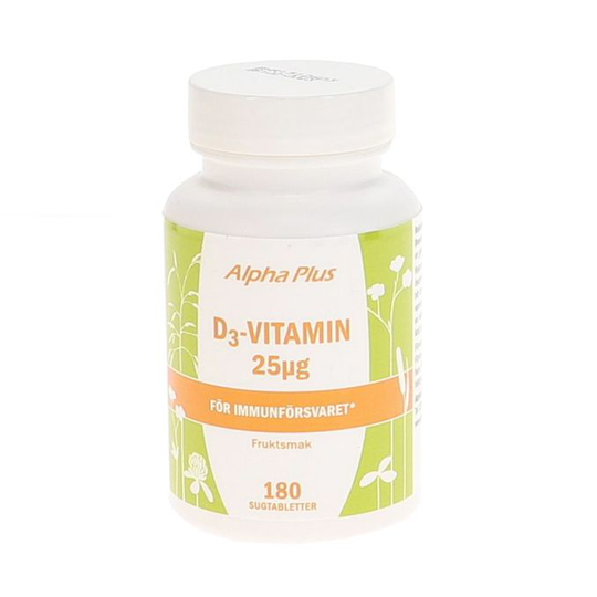 Alpha Plus D-Vitamin Sugtablett
