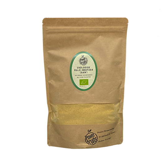 Powerfruits Ekologisk Mald Ingefära RAW 350 g