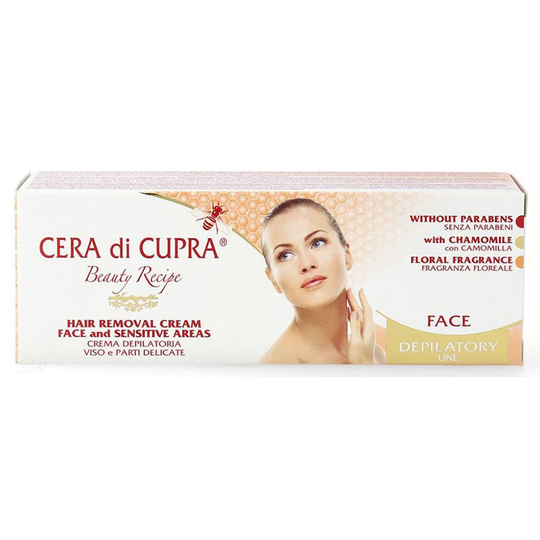 Cera di Cupra Beauty Recipe Hair Removal Cream Face and Sensitive Area