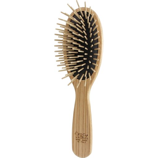 Big Oval Hair Brush With Long Wooden Pins