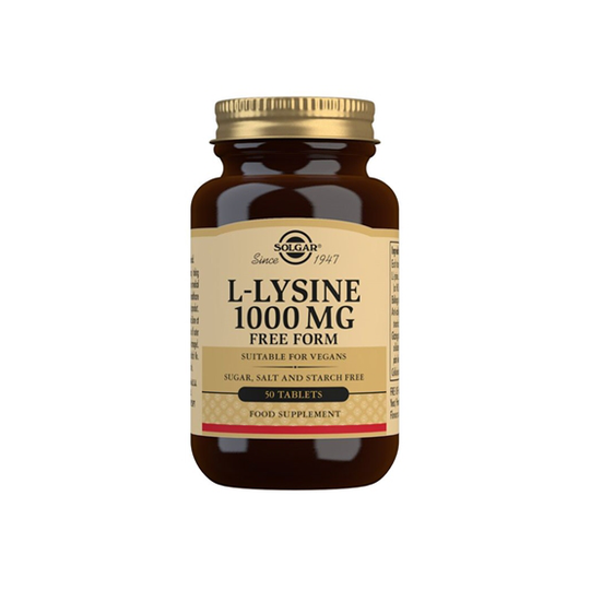 Solgar L-Lysine 1000 mg 50 tabletter