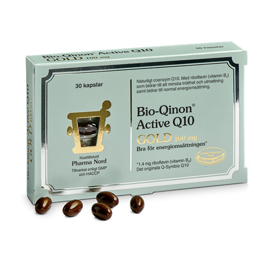 Pharma Nord Bio-Qinon Active Q10 Gold 100mg 30 kapslar