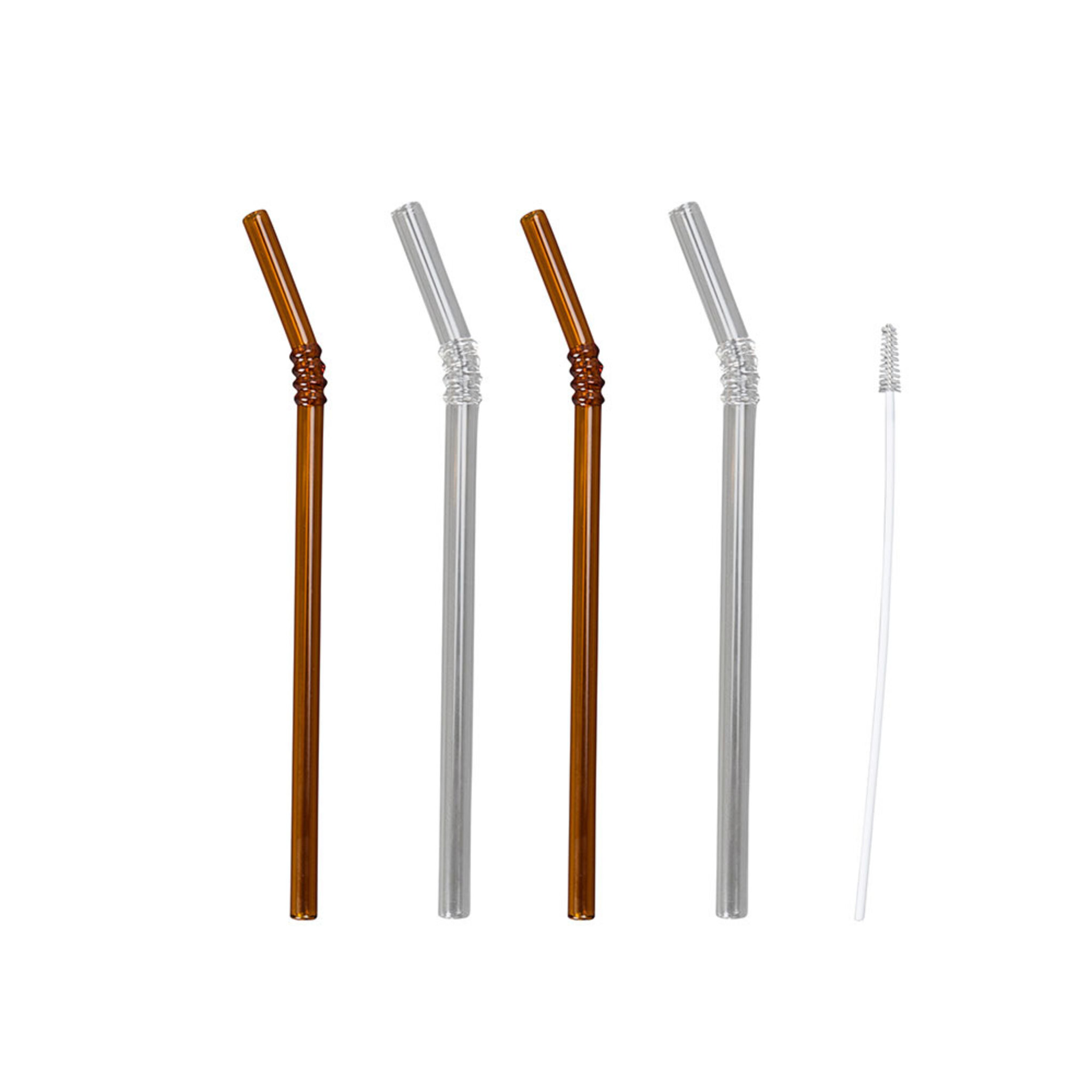 Straw Smile 4pcs/set , 1x19 cm
