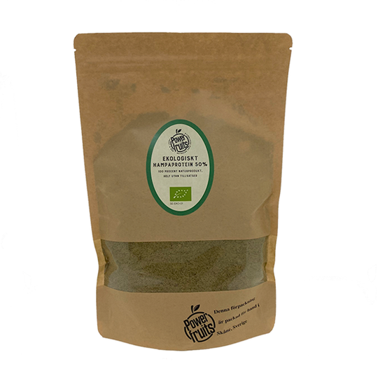 Powerfruits Ekologiskt Hampaprotein 50% RAW 500 g