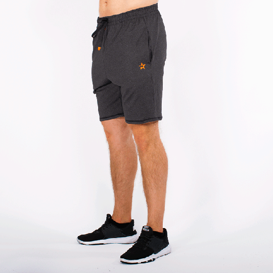 Star Premium Function Shorts, Black Melange, Men