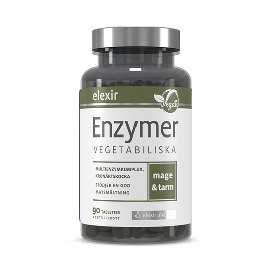Elexir Pharma Enzymer Vegetabiliska 90 tabletter