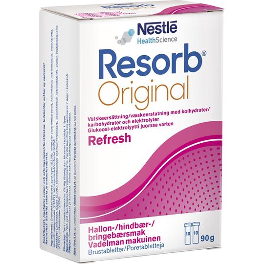 Resorb Original Hallon brustabletter 20 st