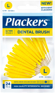 Plackers Dental Brush L 0.7 mm 24 st