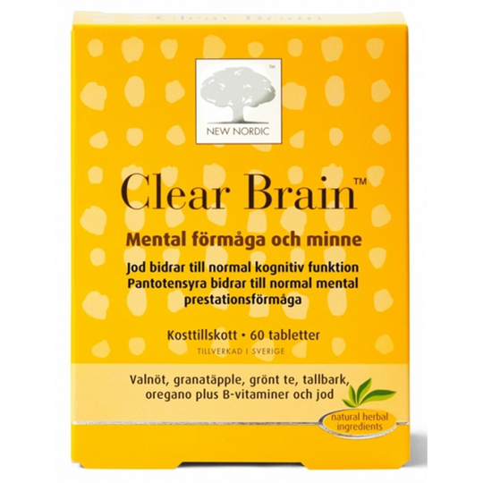 New Nordic Clear Brain 60 tabletter
