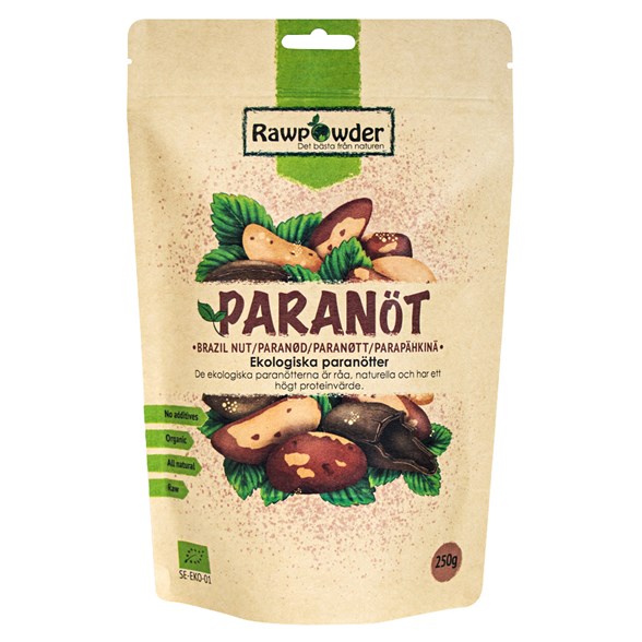 Rawpowder Ekologiska Paranötter, 250 g