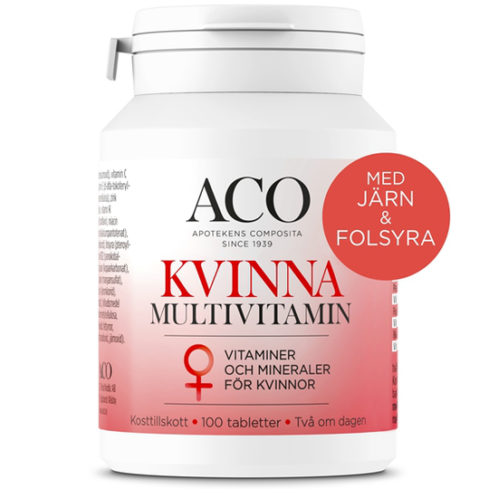 ACO Kvinna Multivitamin 100 tabletter