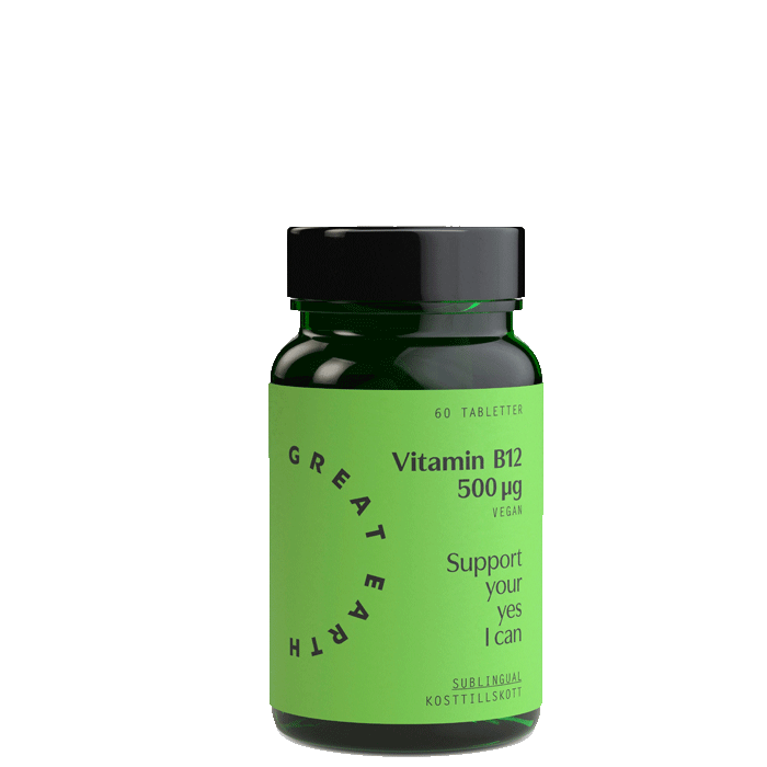 Vitamin B12 500 µg, 60 tabletter