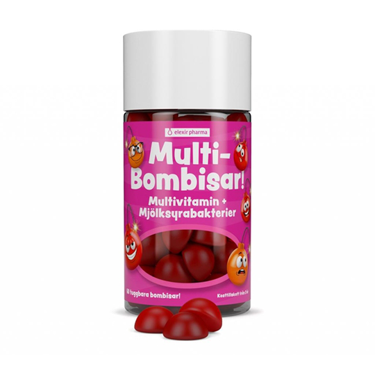 Elexir Pharma Multi-Bombisar 60 tuggbara bombisar