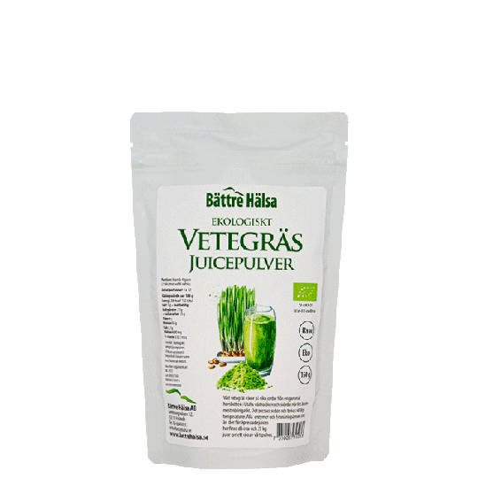 Vetegräsjuicepulver EKO, 150 g