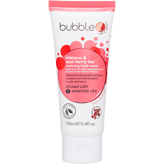 BubbleT Hand Cream Hibiscus & Acai Berry Tea 100 ml