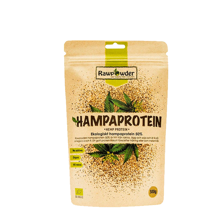 Hampaprotein 50% EKO, 300 g