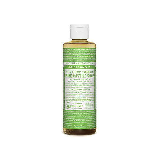 Dr. Bronner’s Organic Pure-Castile Liquid Soap Green Tea 237 ml
