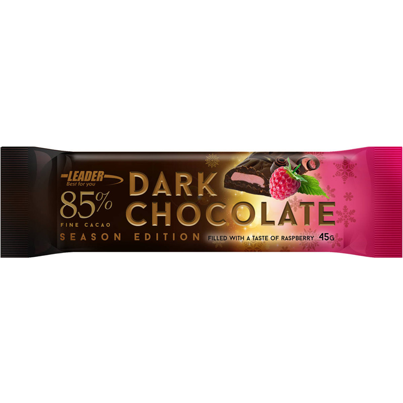 Mörk Choklad-bar "Raspberry" 45g - 80% rabatt