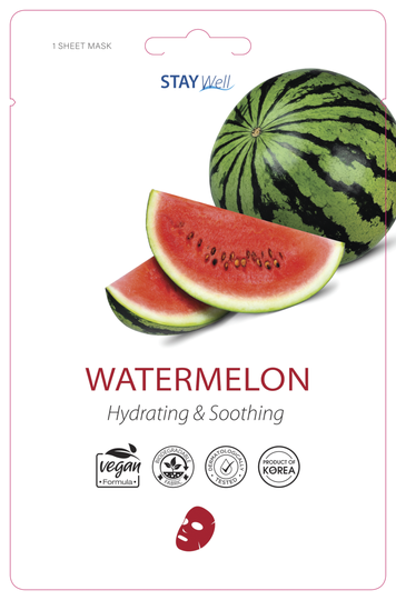 Stay Well Vegan sheet mask Watermelon 20 g