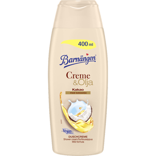 Barnängen Duschcreme Creme&Olja Kakao 400 ml
